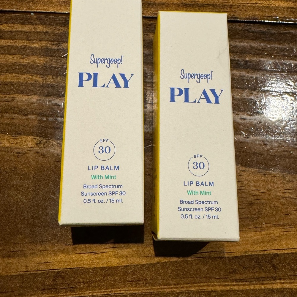 Brand new Supergoop Lipbalm. Mint flavor.